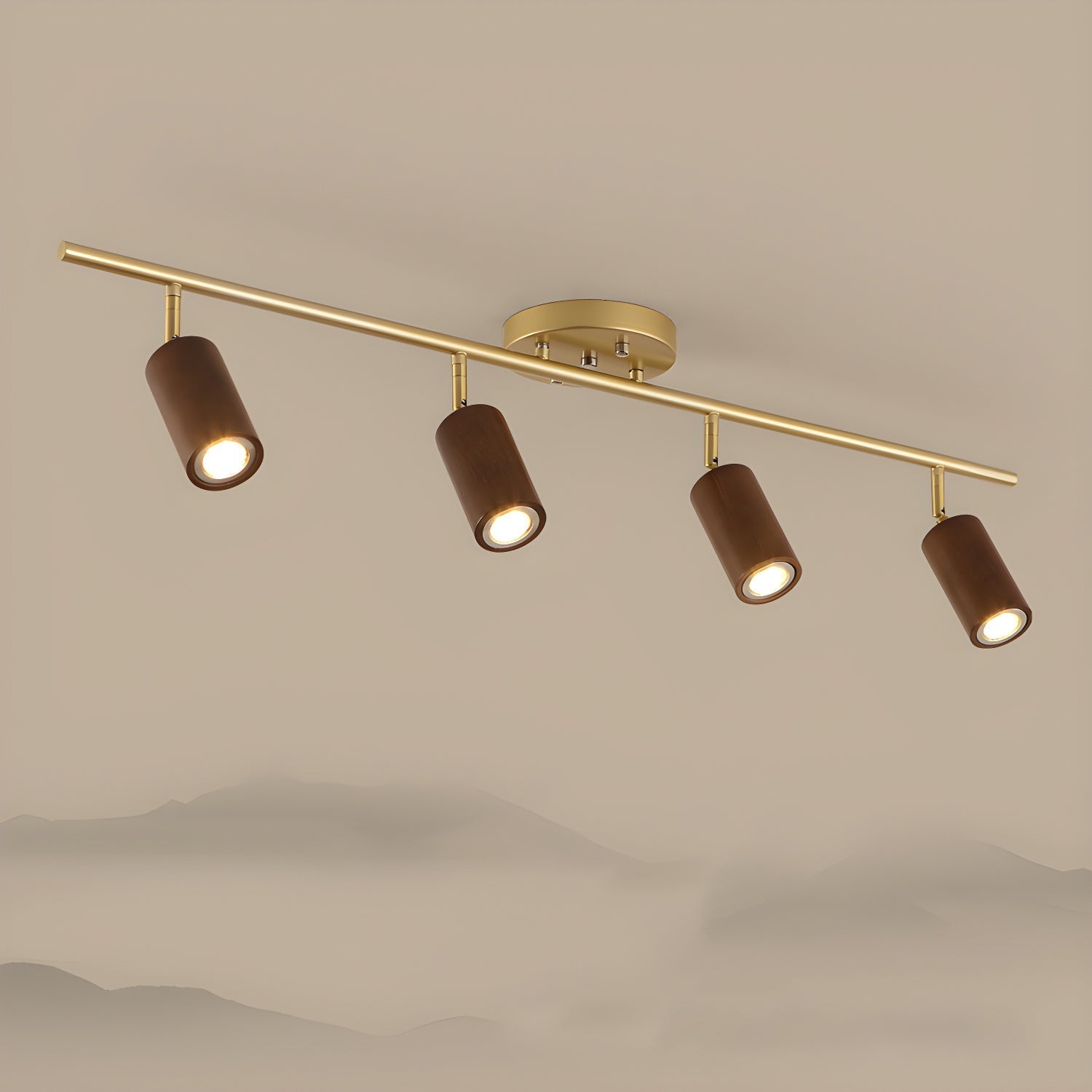 Usolila Modern Minimalist Wood Ceiling Light - Letslighting
