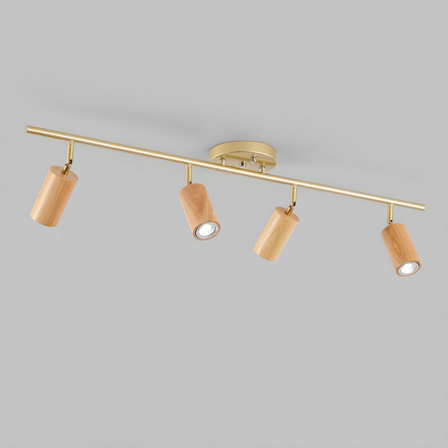 Usolila Modern Minimalist Wood Ceiling Light - Letslighting