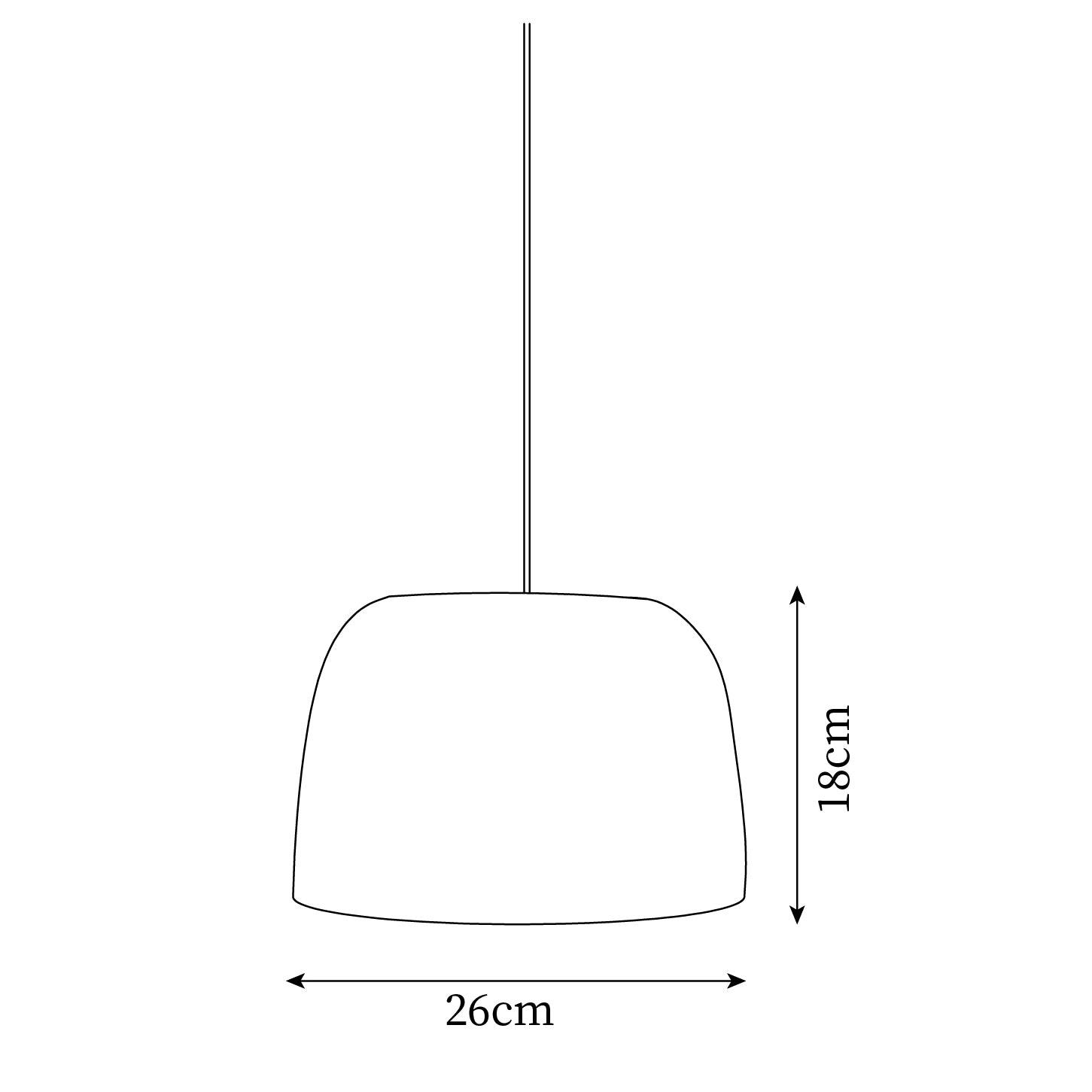 Roxboro Pendant Lamp Glossy Dome - Letslighting