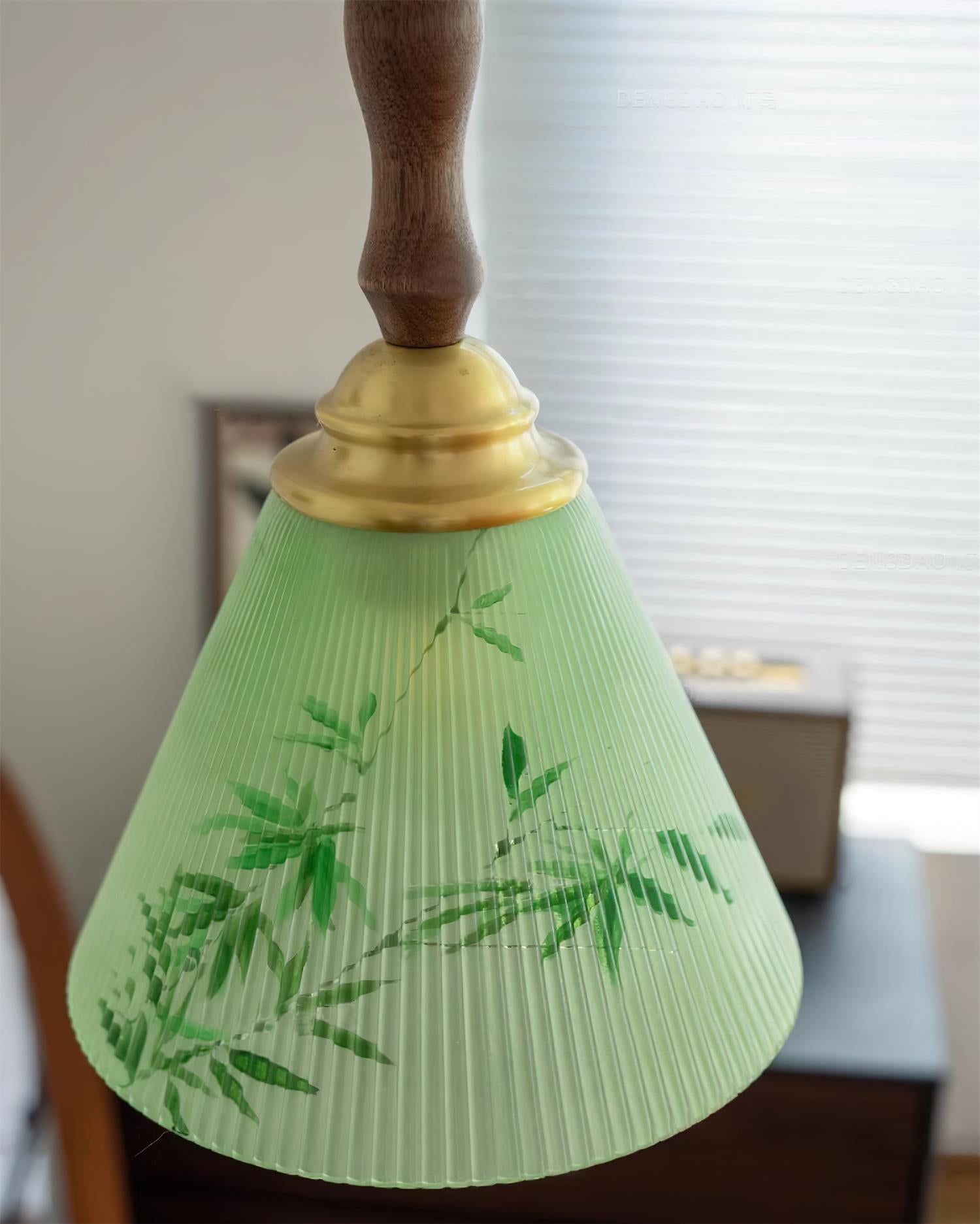 Royale Pendant Lamp Conical Botanical Glass - Letslighting