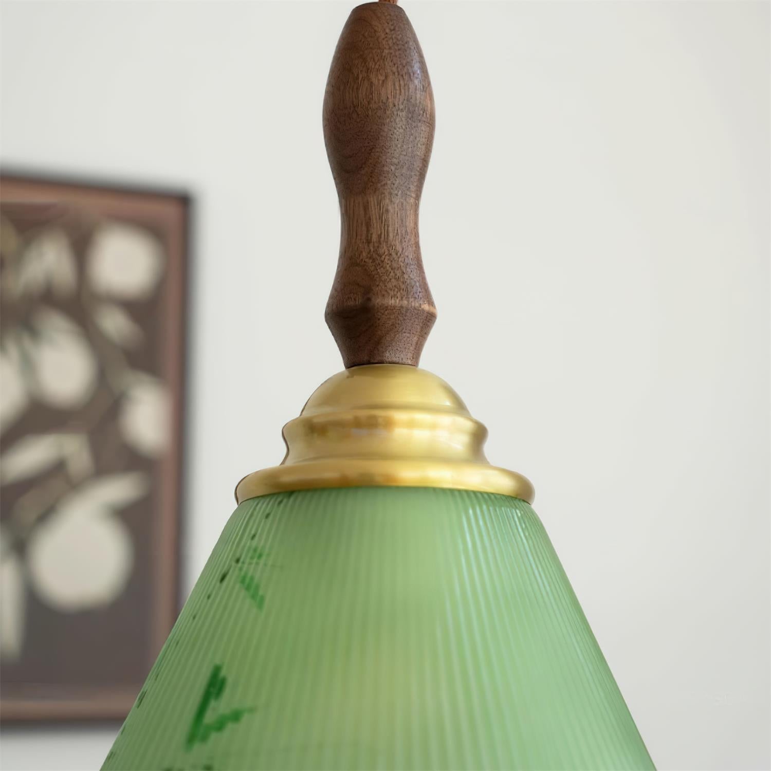 Royale Pendant Lamp Conical Botanical Glass - Letslighting