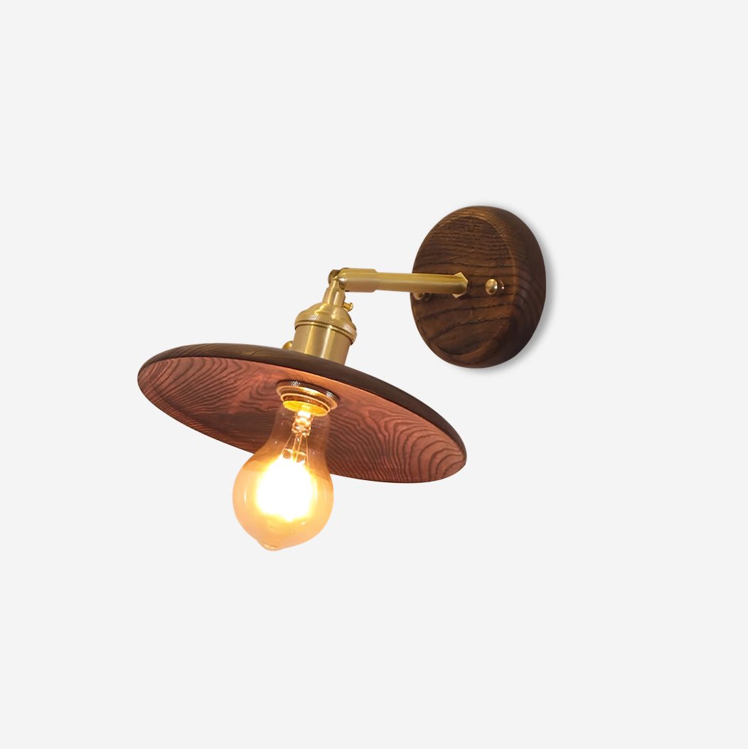 Runia Wall Lamp Rotatable Wood - Letslighting
