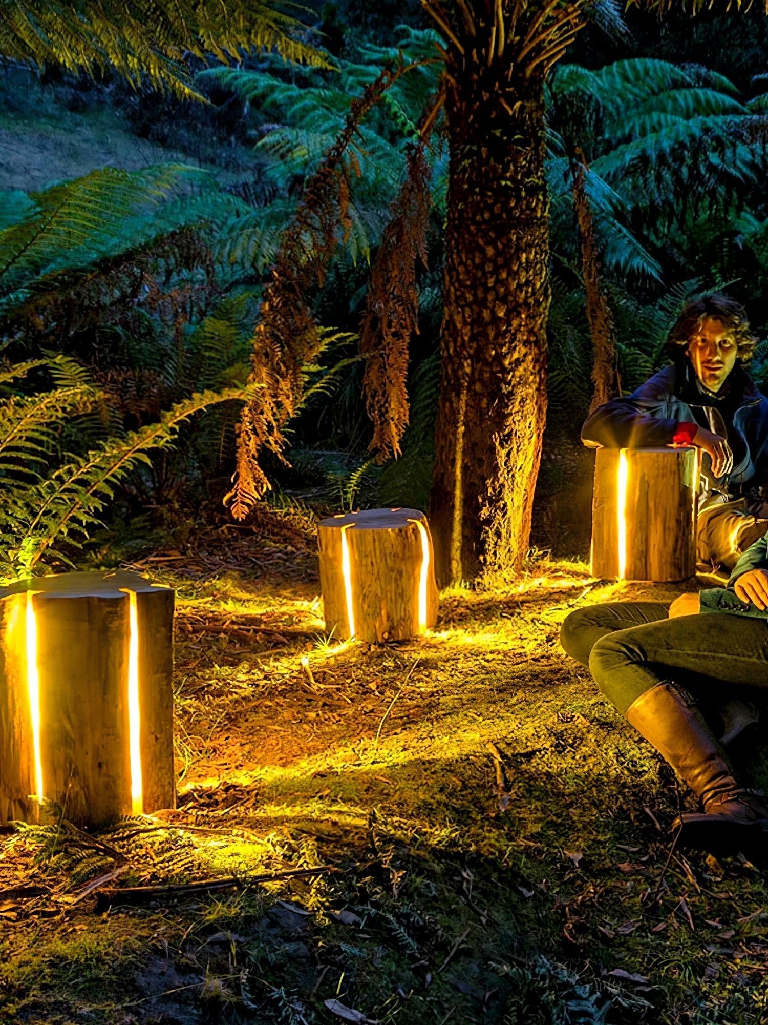 Rustic Log Outdoor LED Light - Letslighting