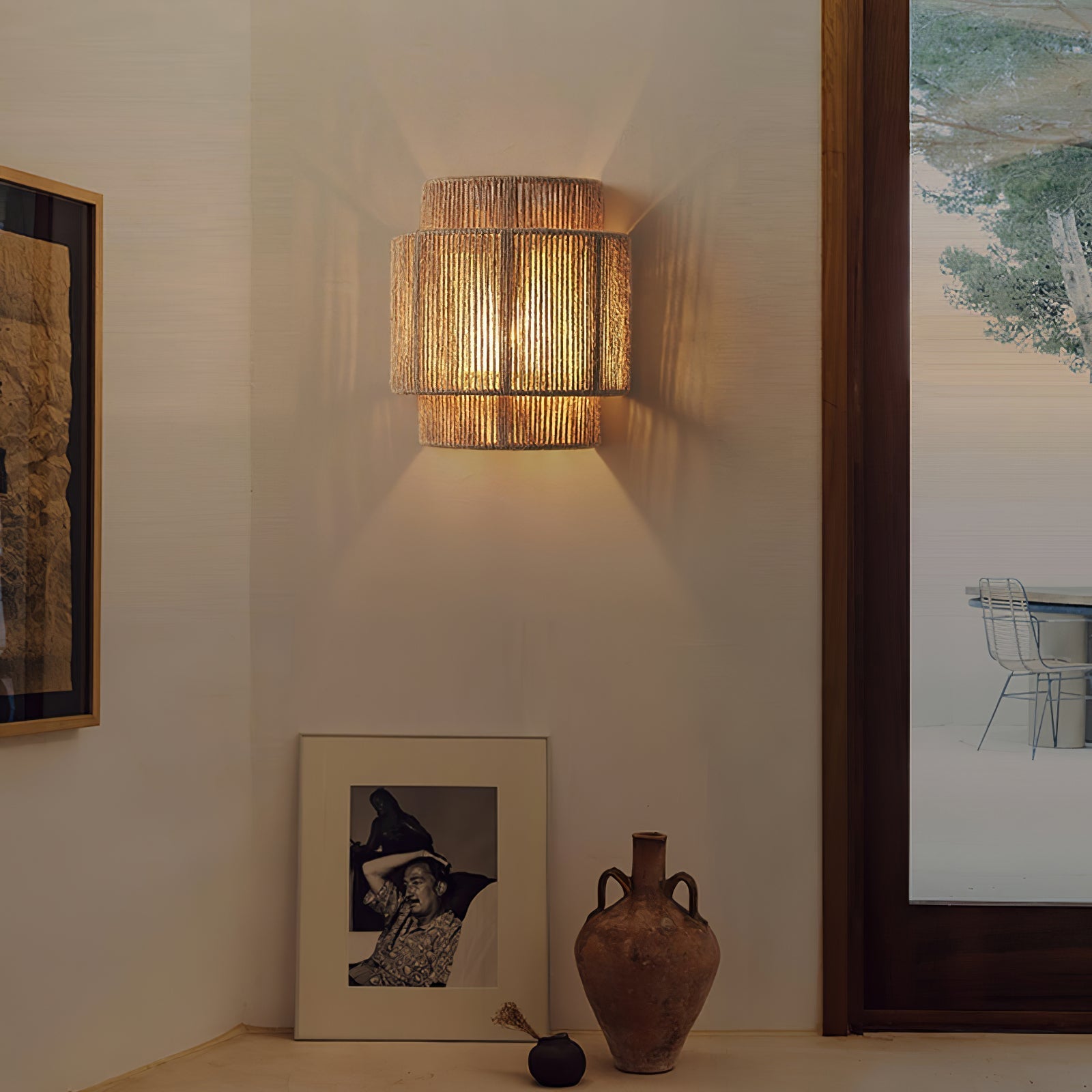 Lustra Wall Lamp Rustic Weave - Letslighting