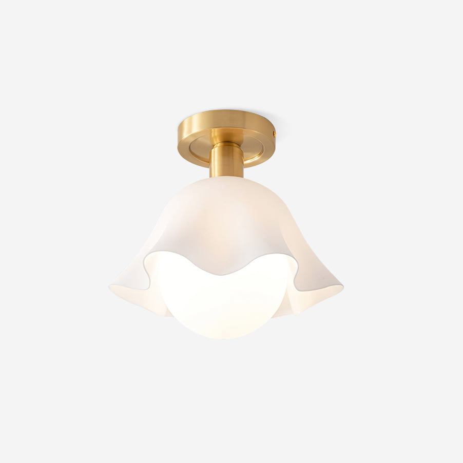 Petalia Semi-Flush Mount Ceiling Light - Letslighting