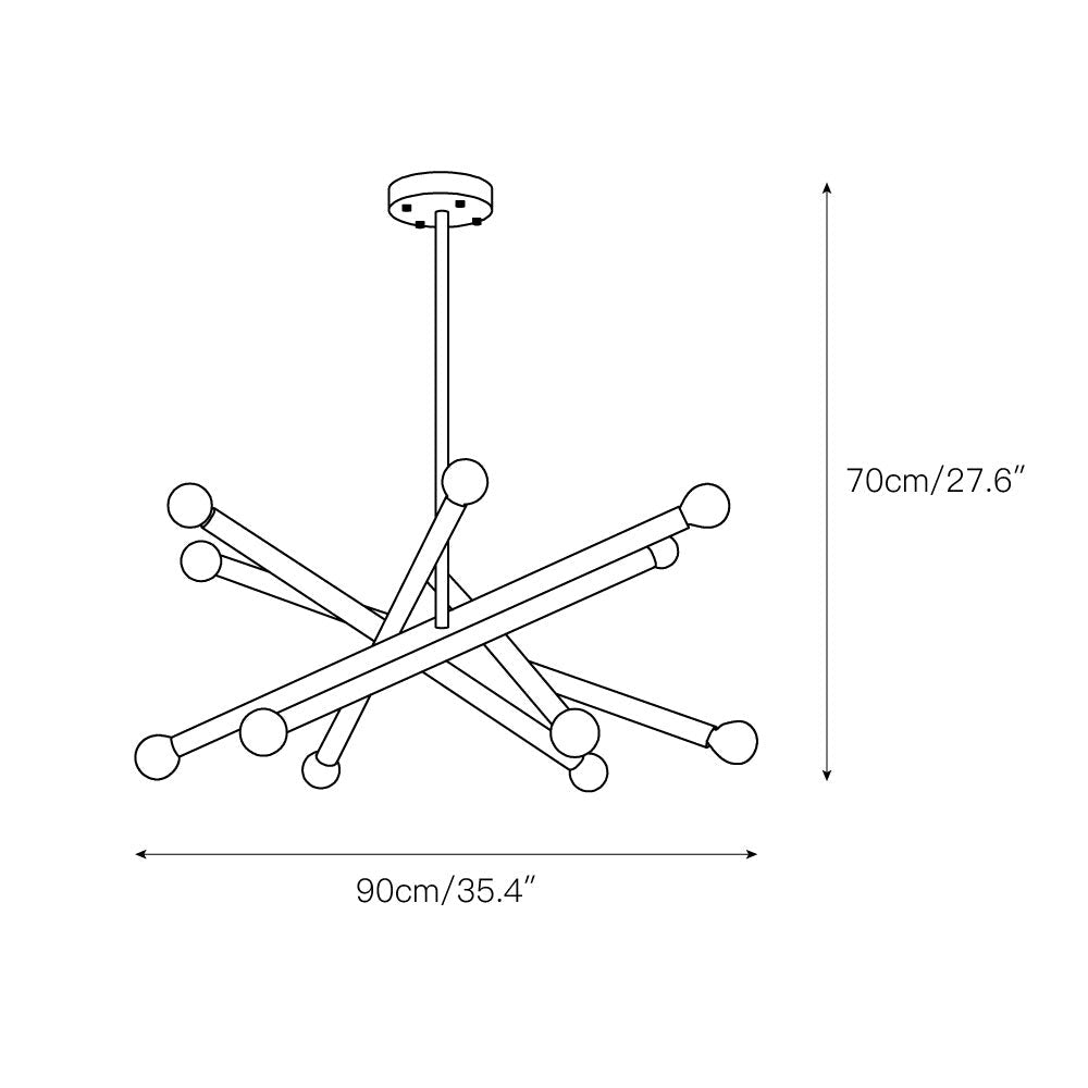 Erliren Modern Minimalist Chandelier - Letslighting