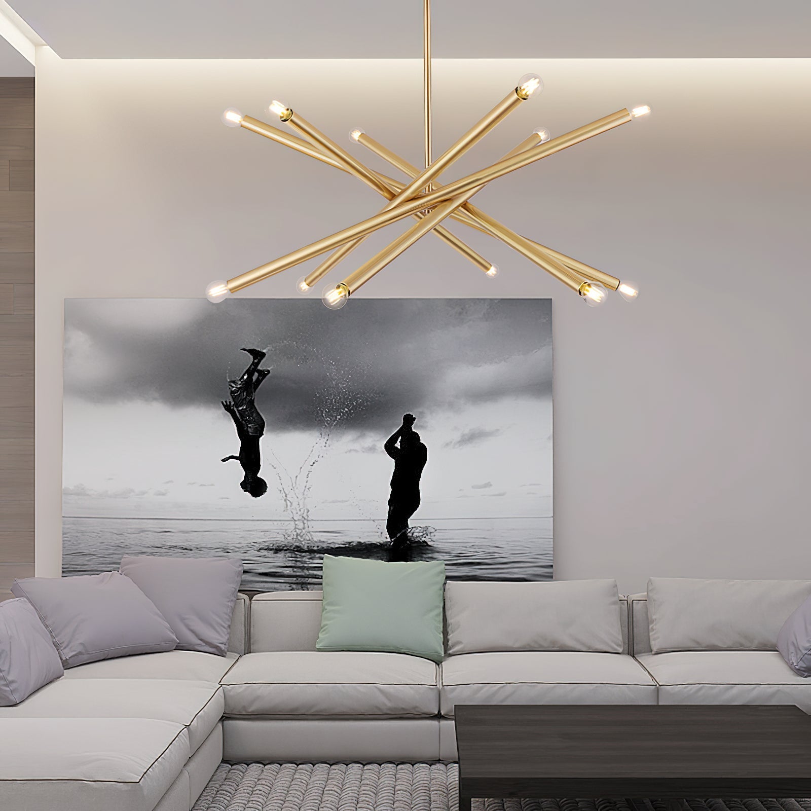Erliren Modern Minimalist Chandelier - Letslighting