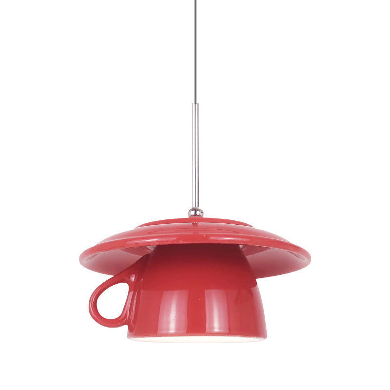 Valentina Modern Cup Ceramic LED Pendant Light Bedroom - Letslighting