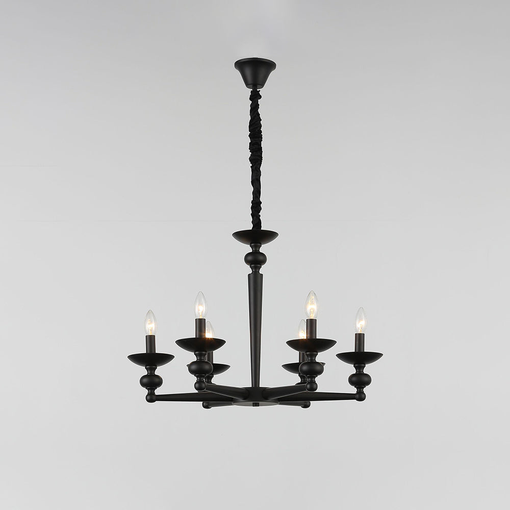 Silva Retro Candle Wall Lamp Chandelier for Living Room Dining Room