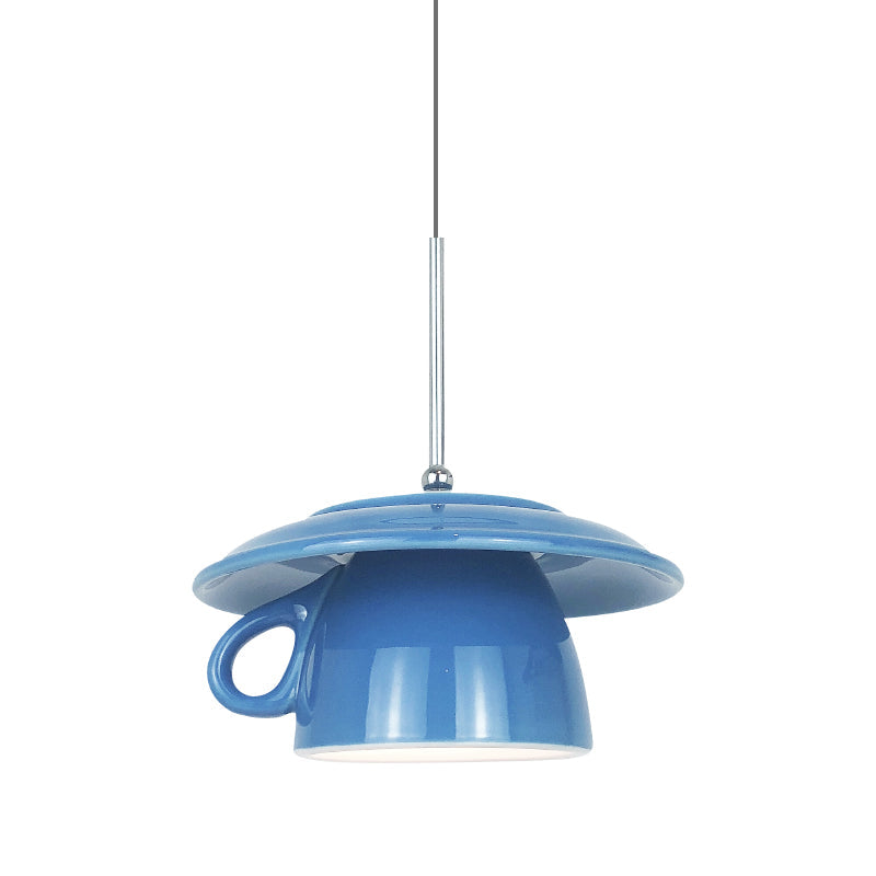 Valentina Modern Cup Ceramic LED Pendant Light Bedroom - Letslighting