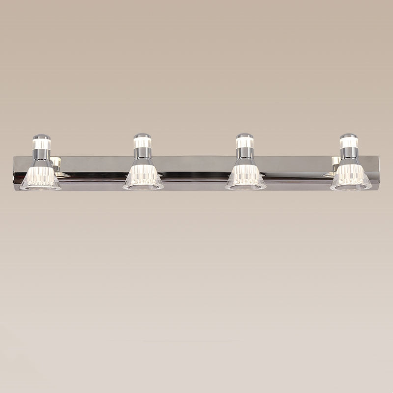 Kristy Conic Modern Multi Mirror Front Vanity Wall Lamp - Letslighting