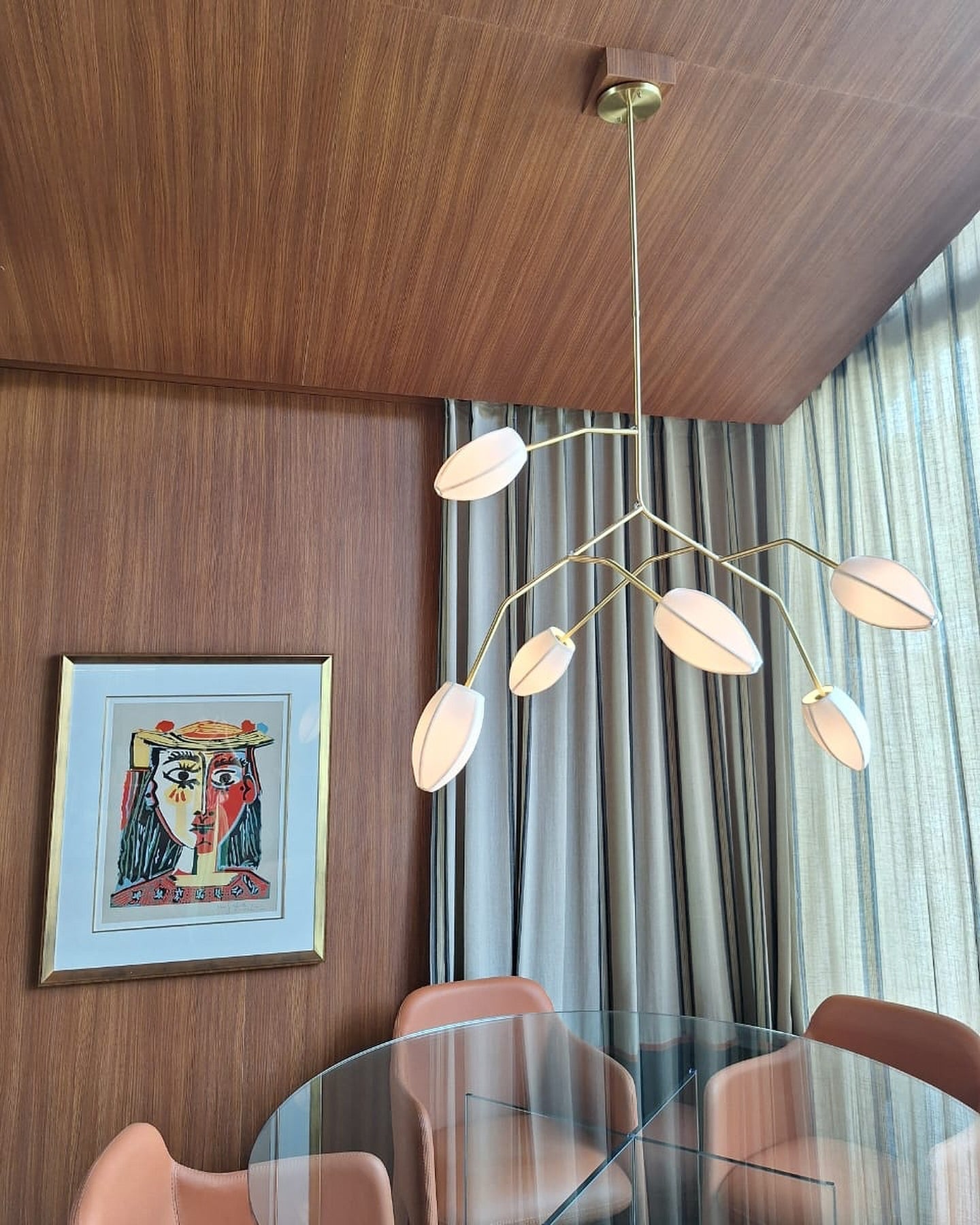 Evvinora Vintage Industrial Fabric Chandelier - Letslighting