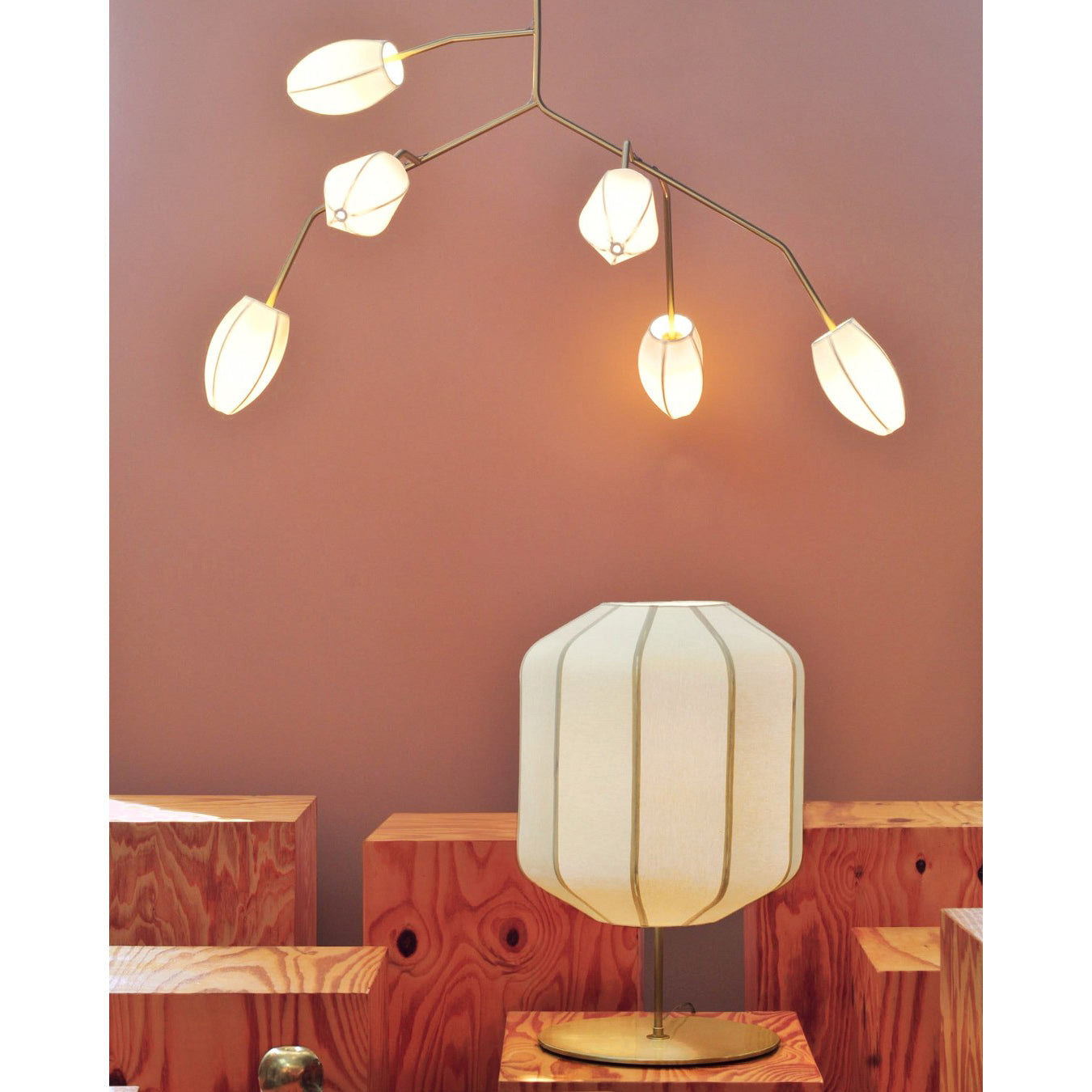 Evvinora Vintage Industrial Fabric Chandelier - Letslighting