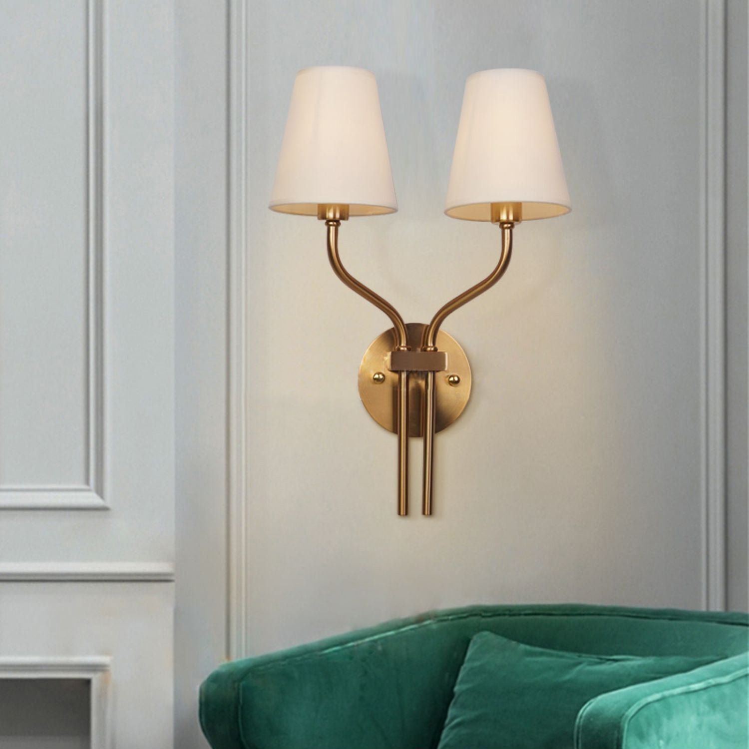Ulcaran Vintage Industrial Fabric Wall Lamp - Letslighting