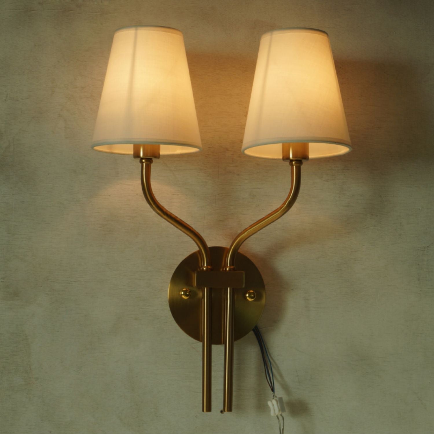 Ulcaran Vintage Industrial Fabric Wall Lamp - Letslighting