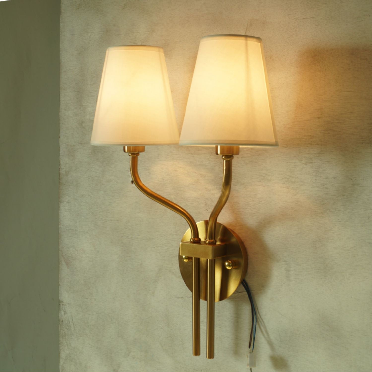 Ulcaran Vintage Industrial Fabric Wall Lamp - Letslighting