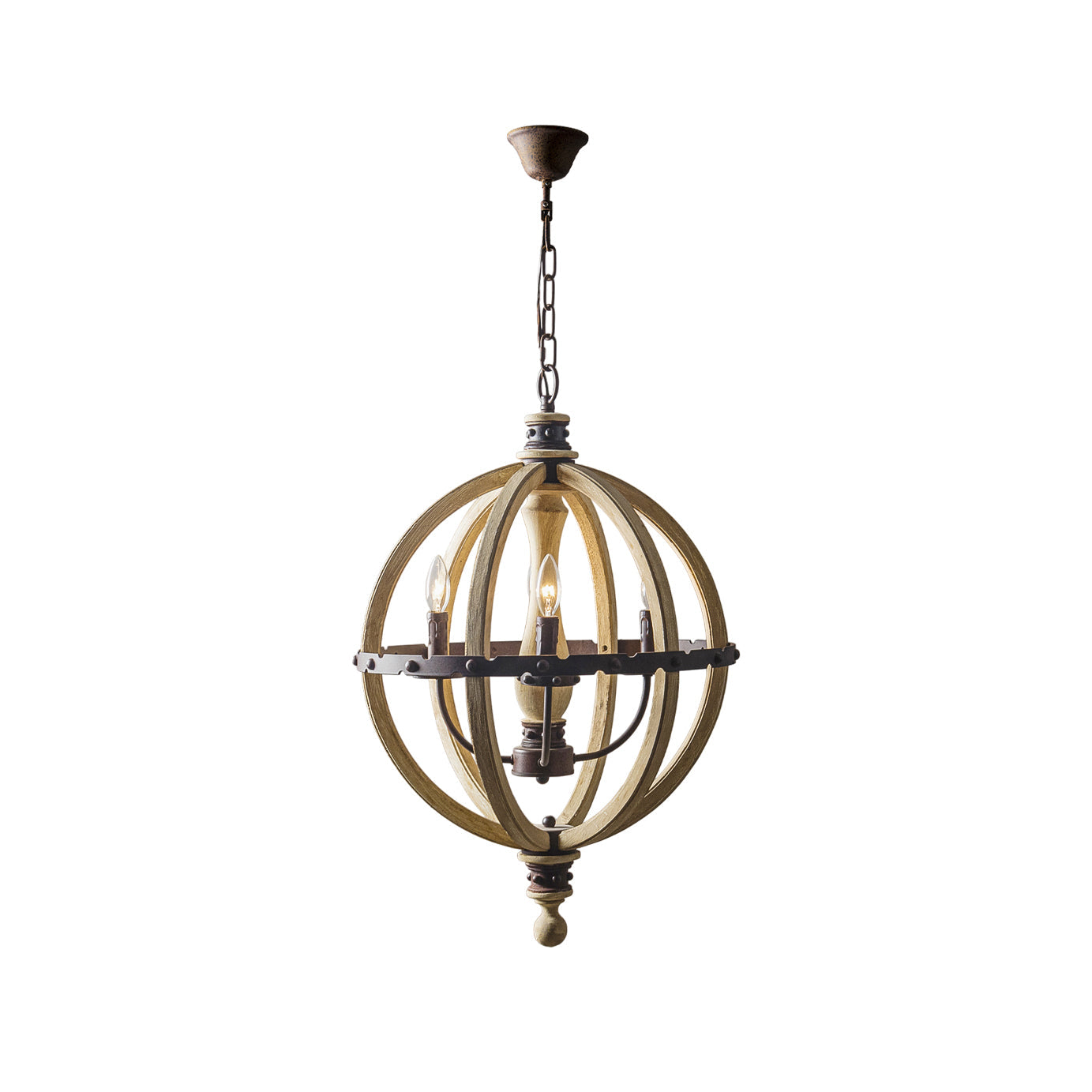 Ozorel Vintage Industrial Wood Pendant Lamp - Letslighting