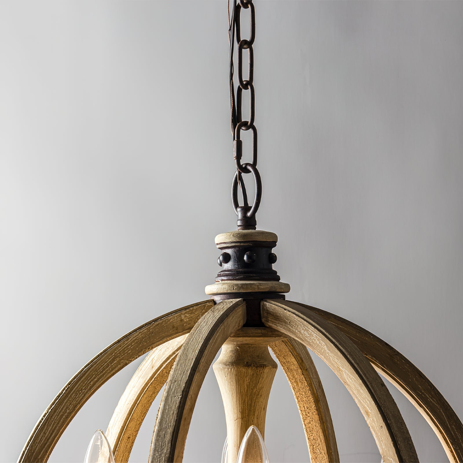 Ozorel Vintage Industrial Wood Pendant Lamp - Letslighting