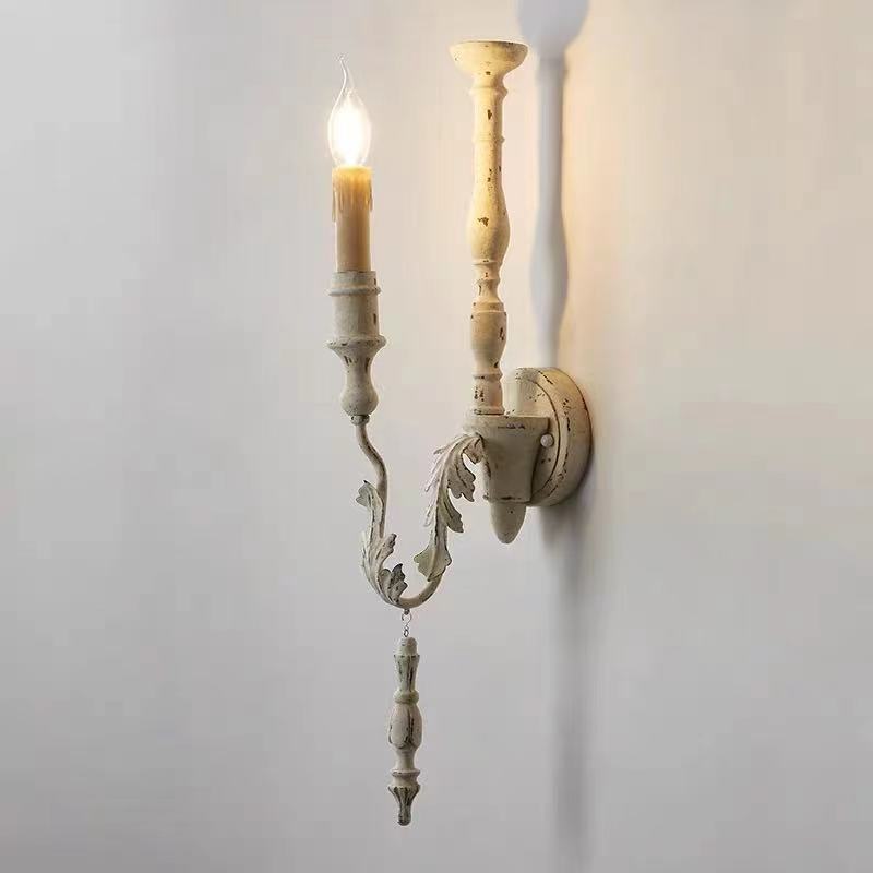 Ivelor Vintage Industrial Candle Wall Lamp - Letslighting