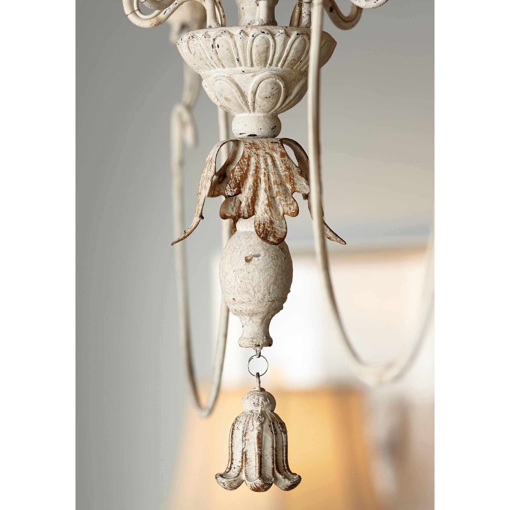 Viphaor Vintage Industrial Wood Chandelier - Letslighting