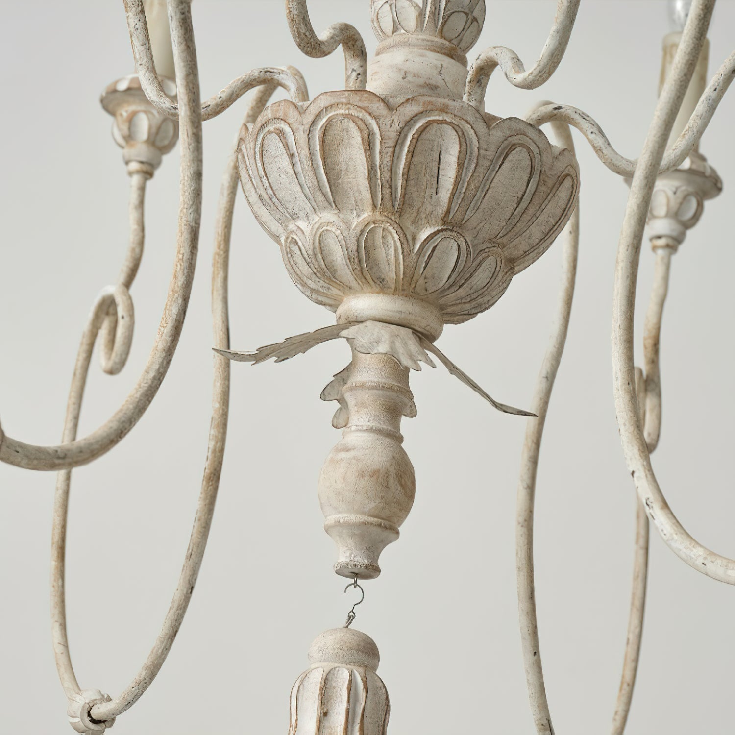 Viphaor Vintage Industrial Wood Chandelier - Letslighting