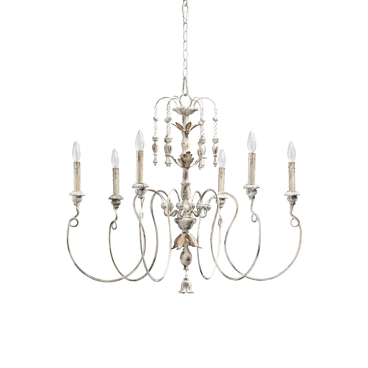 Viphaor Vintage Industrial Wood Chandelier - Letslighting
