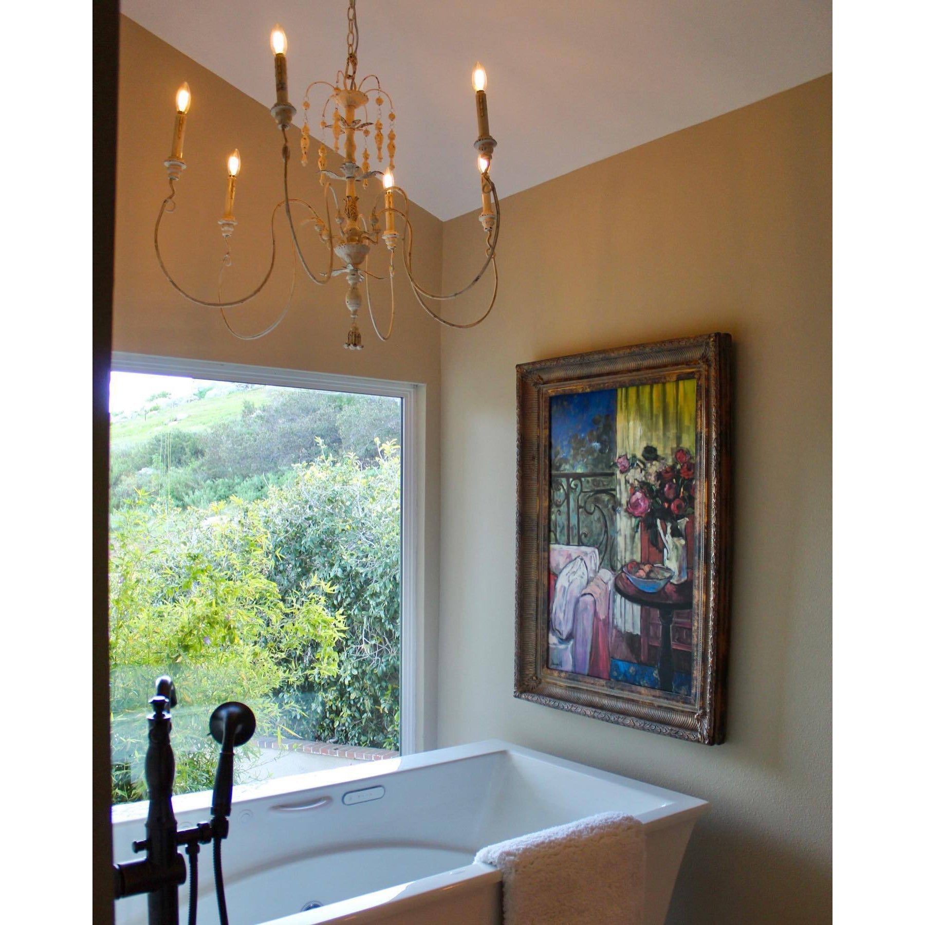 Viphaor Vintage Industrial Wood Chandelier - Letslighting