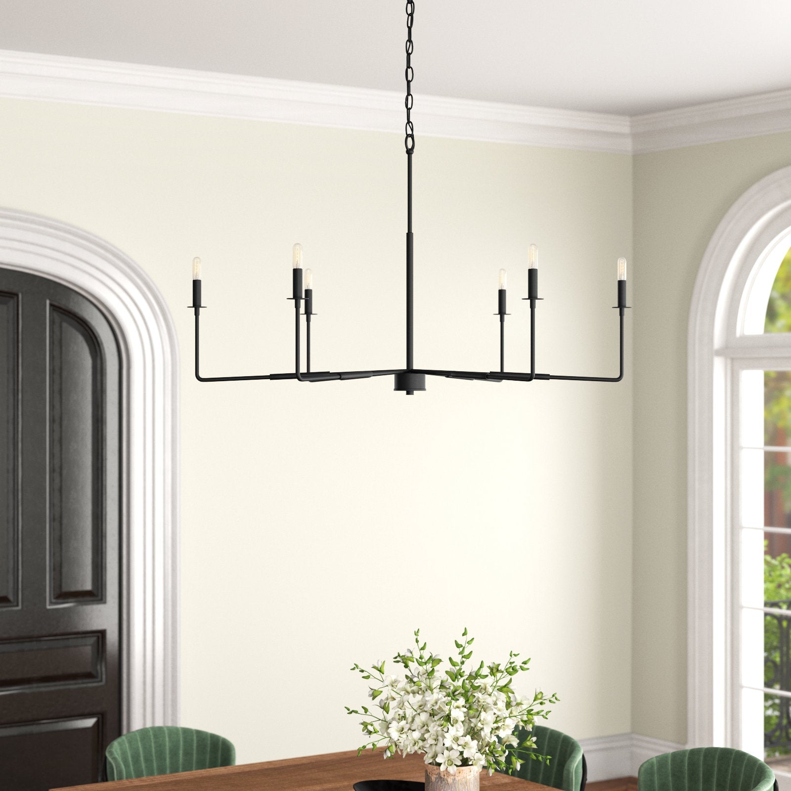 Blikuvyi Modern Industrial Minimalist Chandelier - Letslighting