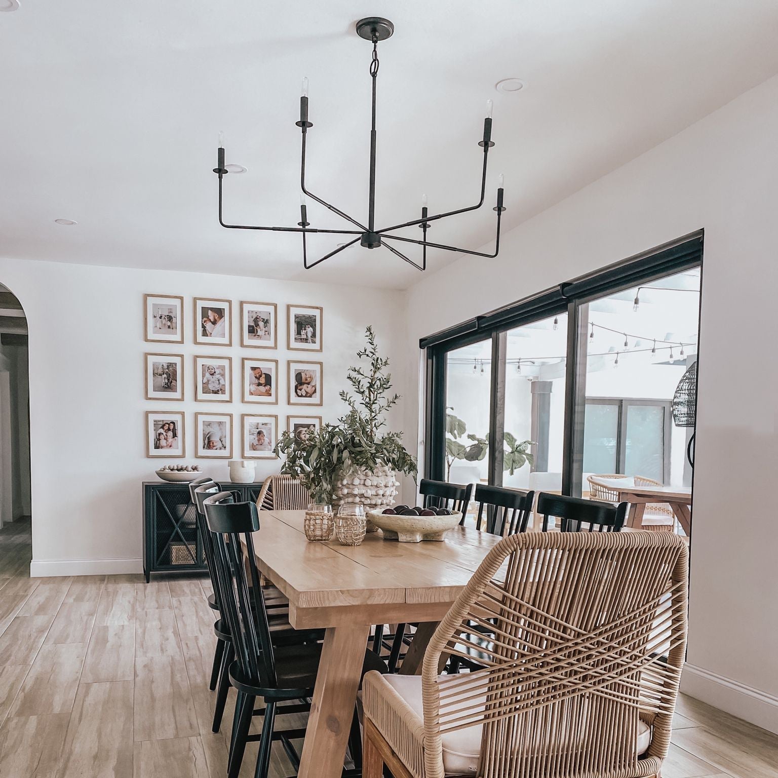 Blikuvyi Modern Industrial Minimalist Chandelier - Letslighting