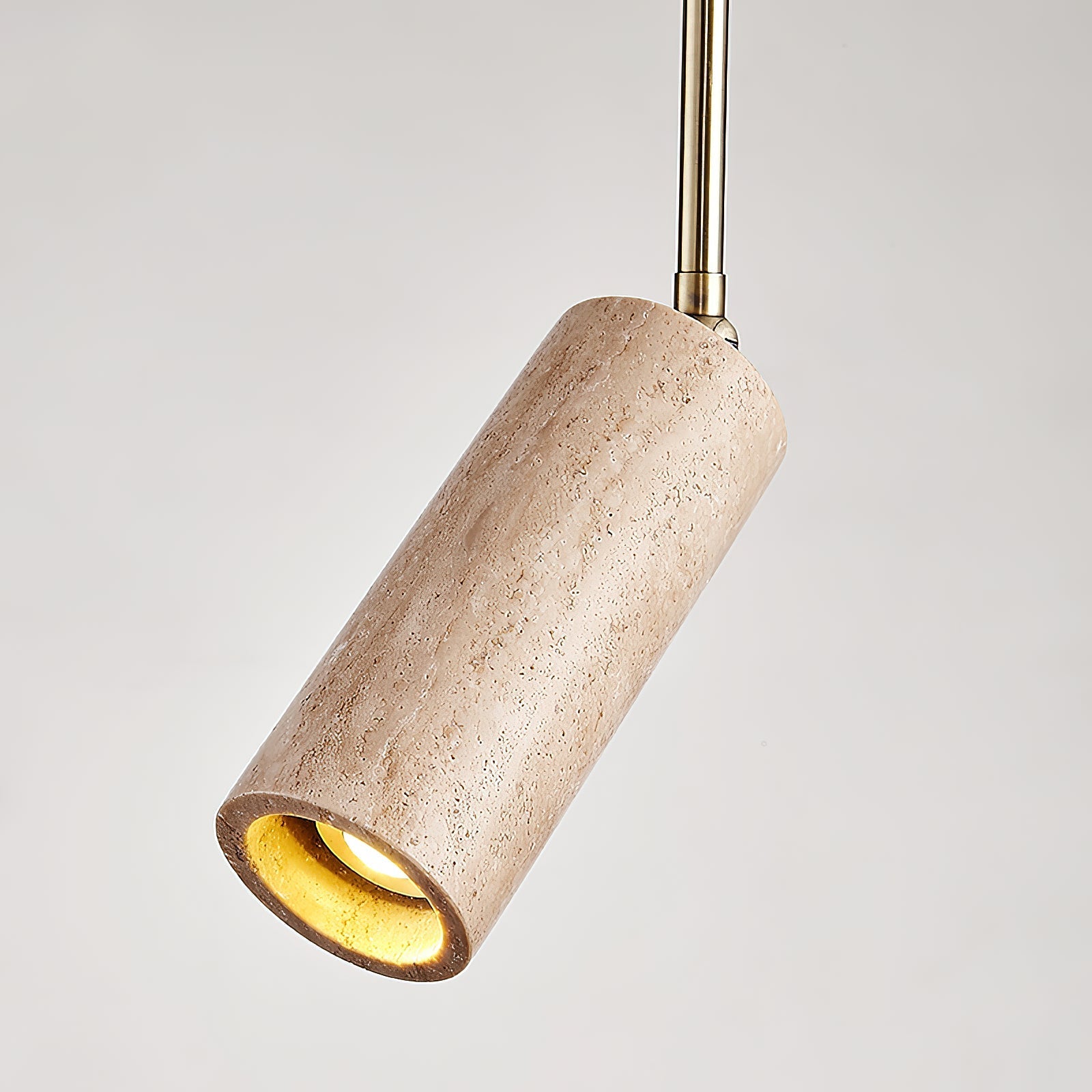 Syraeia Modern Minimalist Surface Wooden Travertine Mount Ceiling Lamp - Letslighting