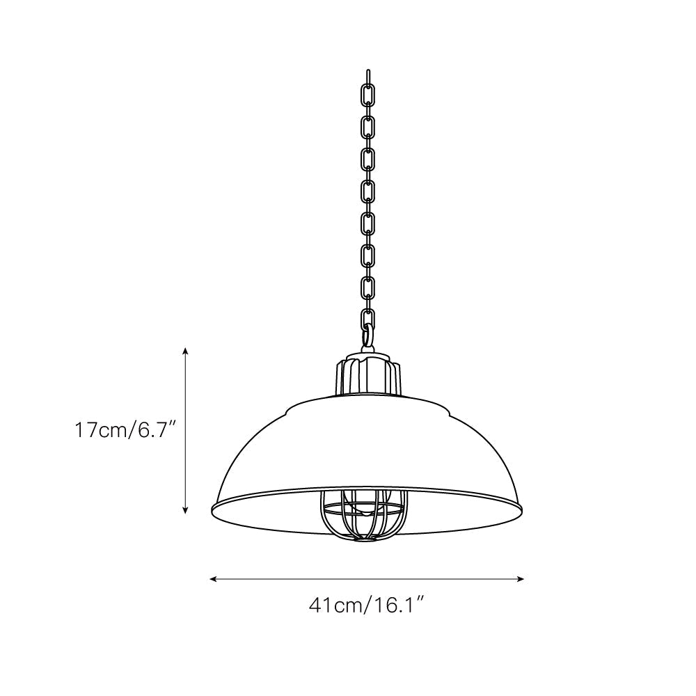 Mydorila Vintage Industrial Pendant Light - Letslighting