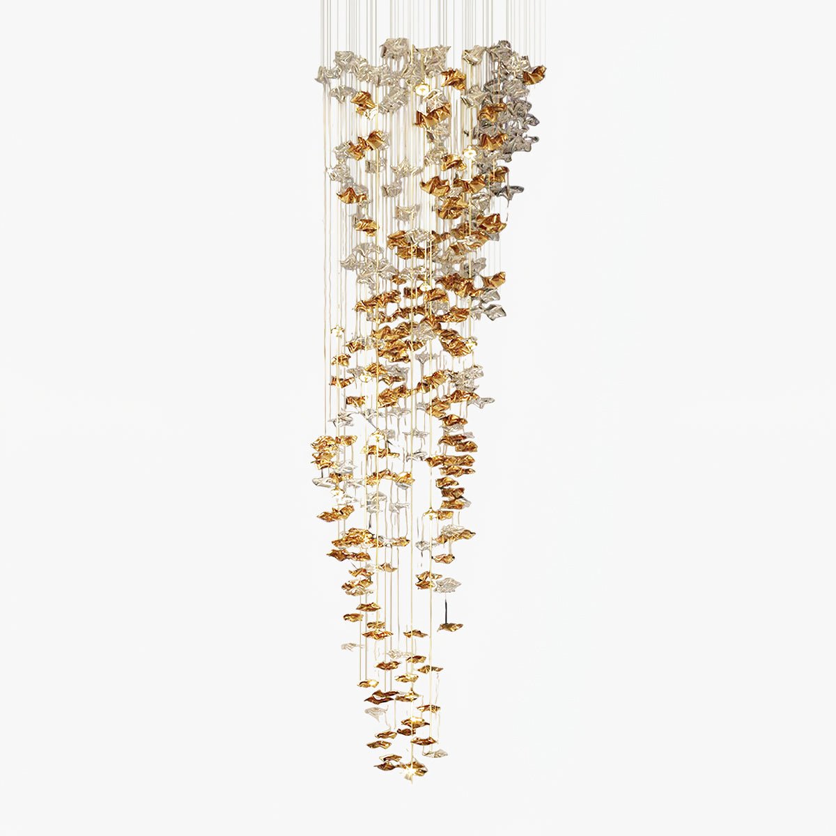 Cezorisra Luxury Brass Linear Chandelier - Letslighting