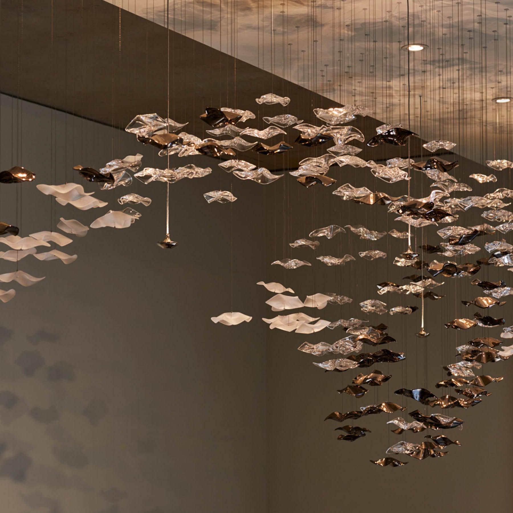Nephele Crystal Leaf Chandelier - Letslighting