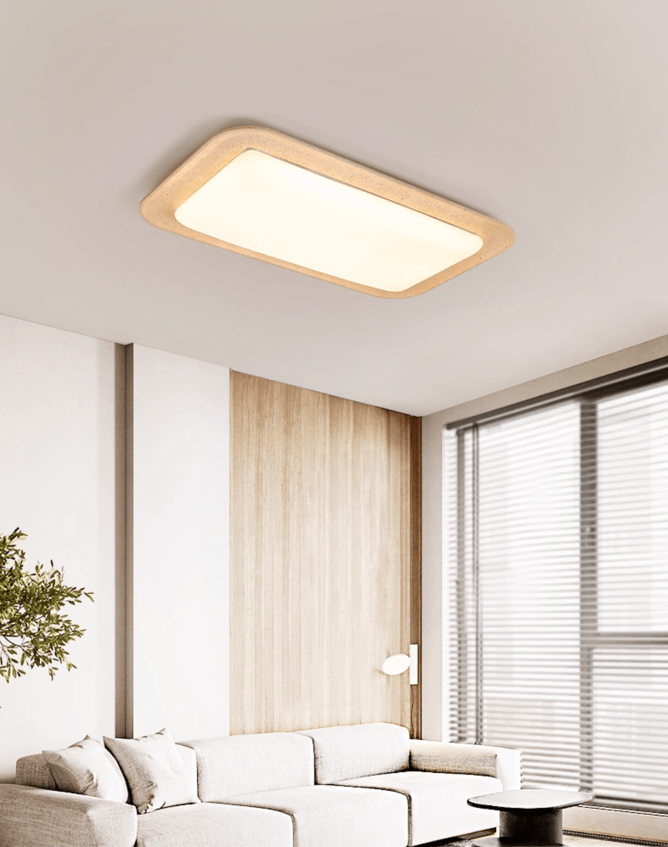Sandveil Travertine Ceiling Light - Letslighting