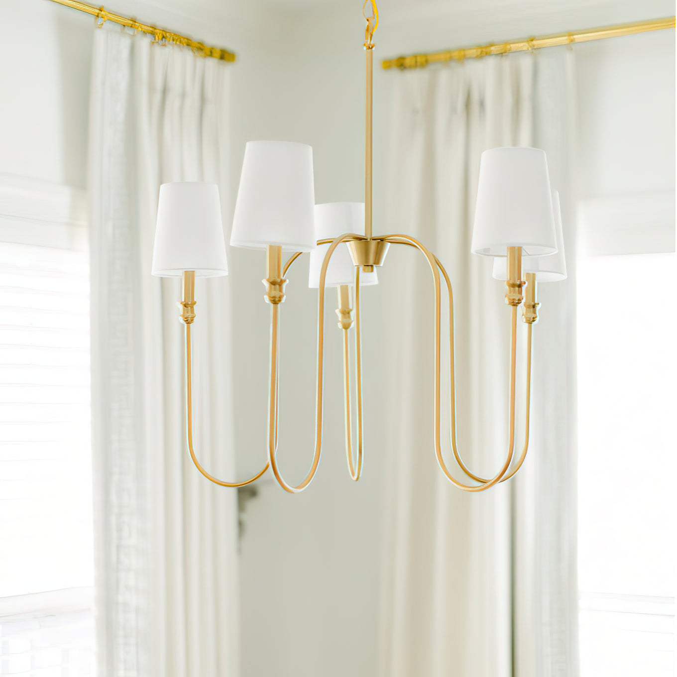 Evraeel Modern Minimalist Fabric Chandelier - Letslighting