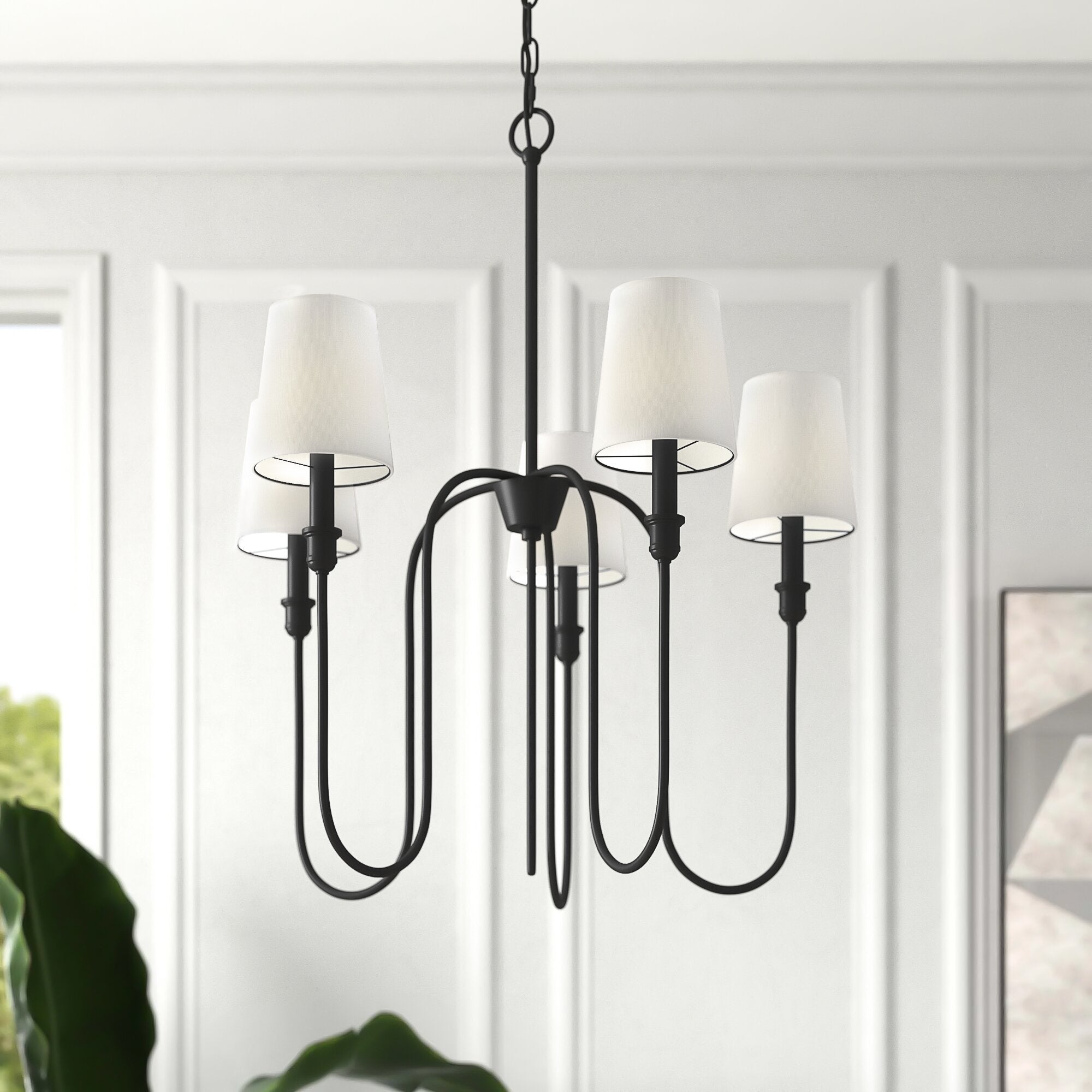 Evraeel Modern Minimalist Fabric Chandelier - Letslighting