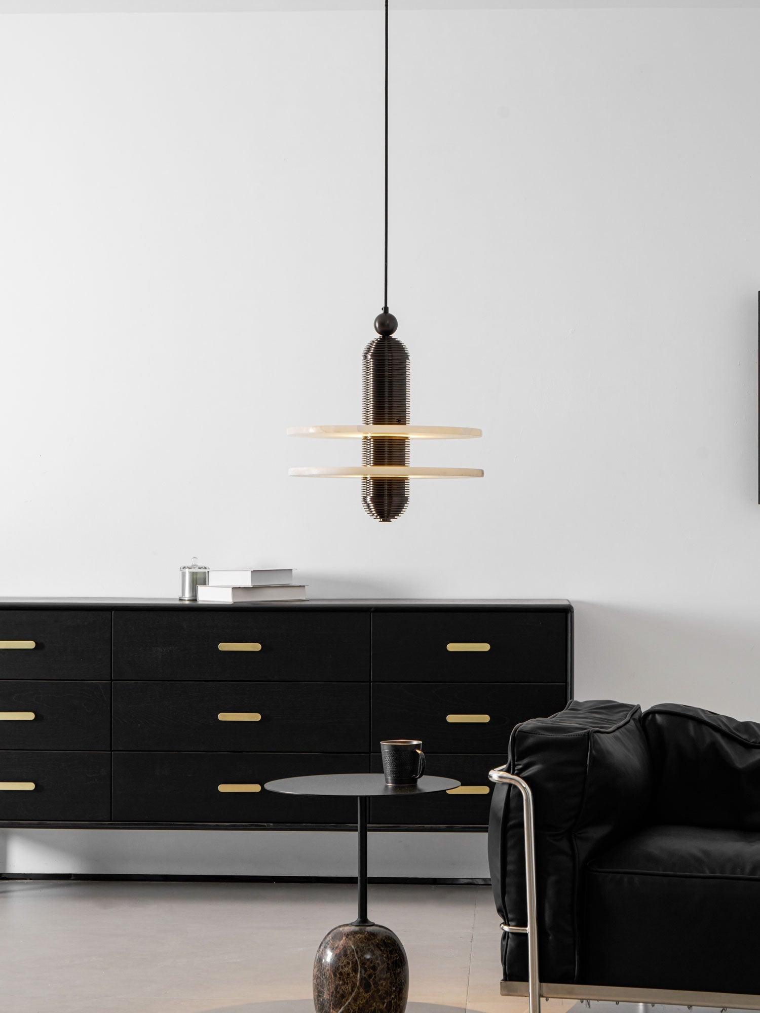 Saturn Modern Alabaster Pendant Light