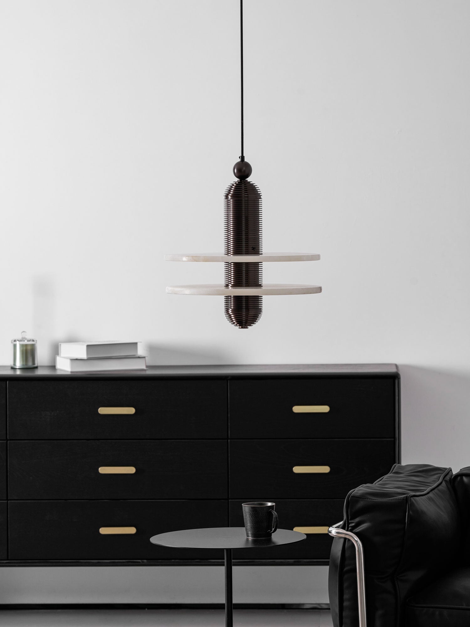 Saturn Modern Alabaster Pendant Light