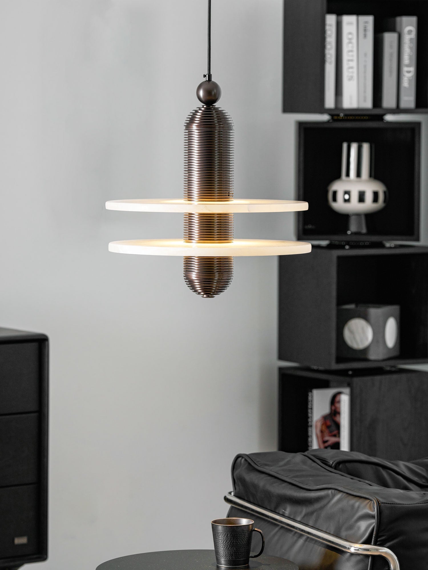 Saturn Modern Alabaster Pendant Light