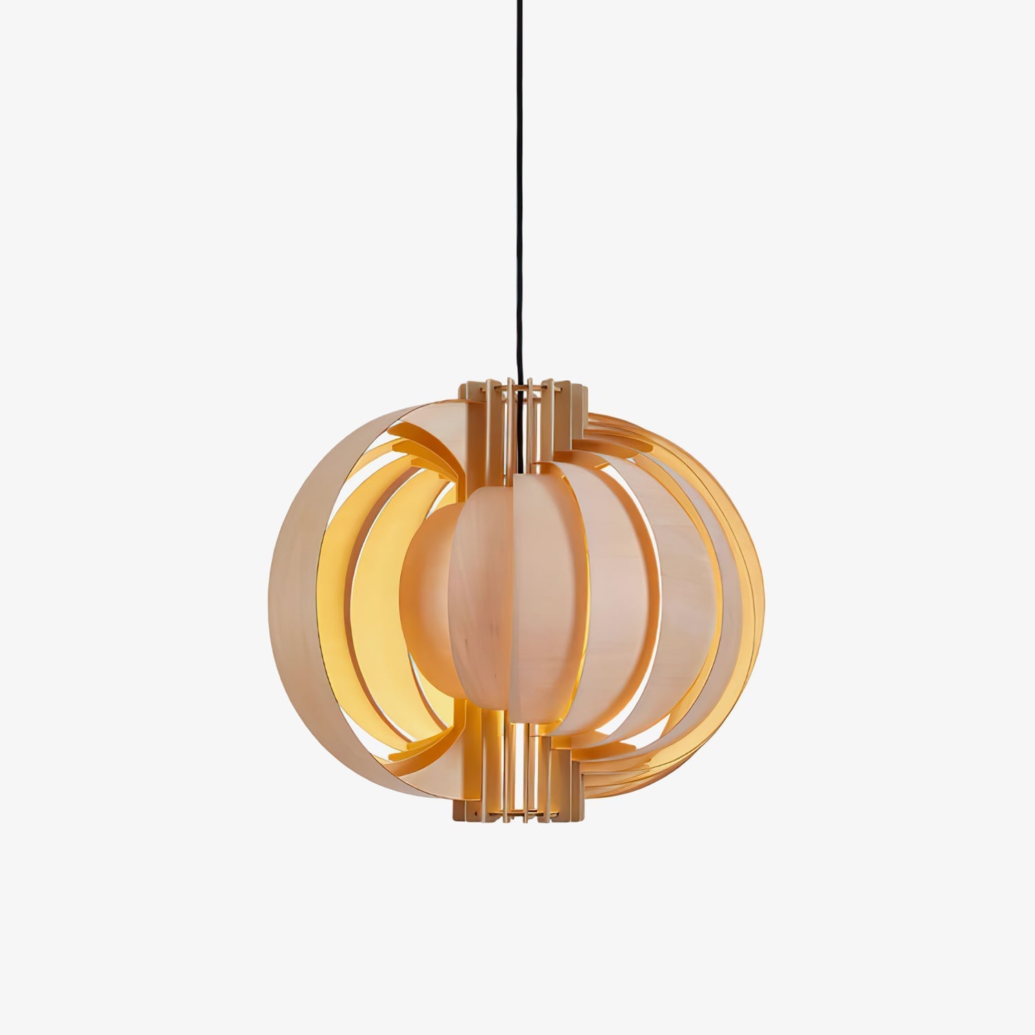 Ivraeus Premium Elegance Ring Wood Pendant Light - Letslighting