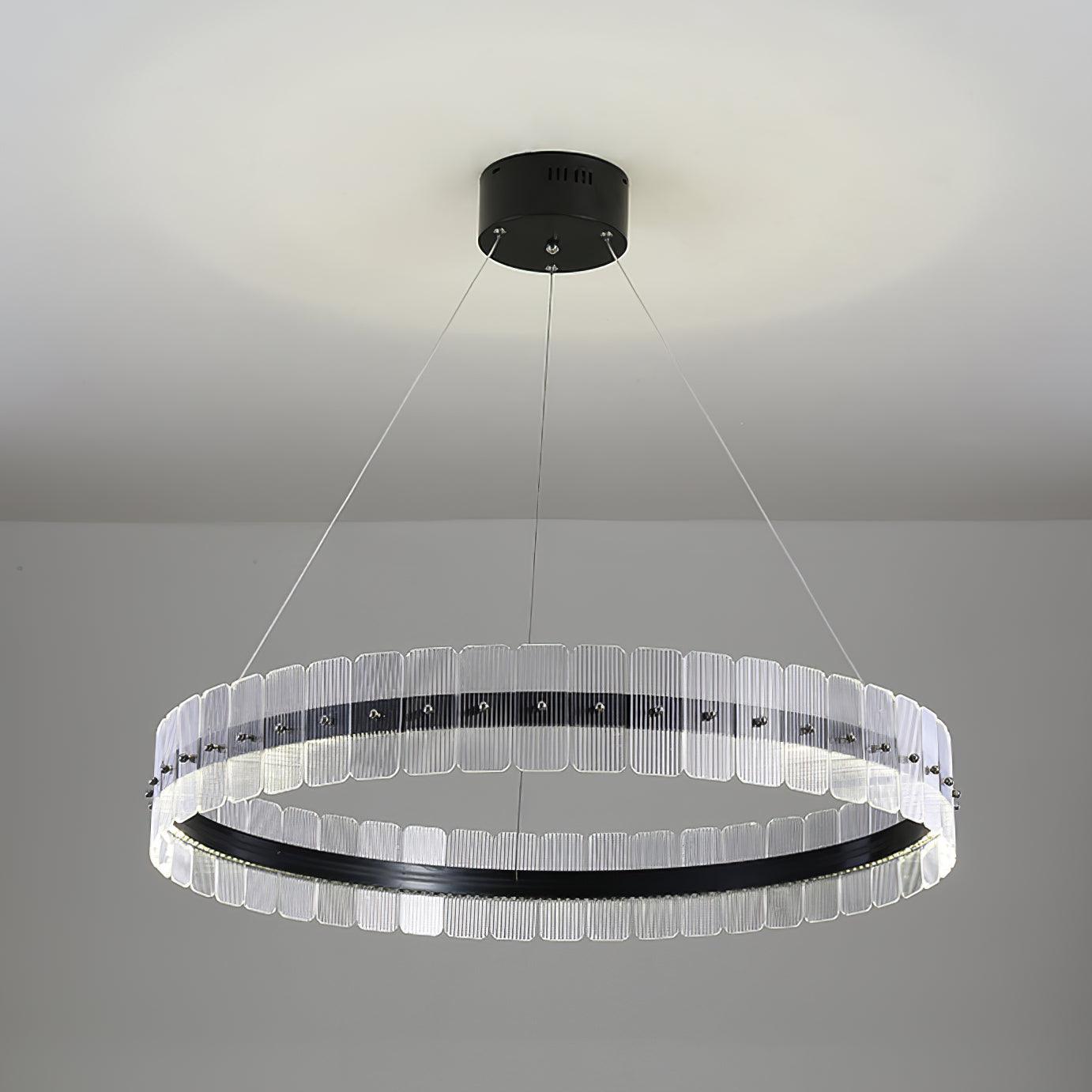 Lustra Chandelier Saturno LED with Acrylic Blocks - Letslighting