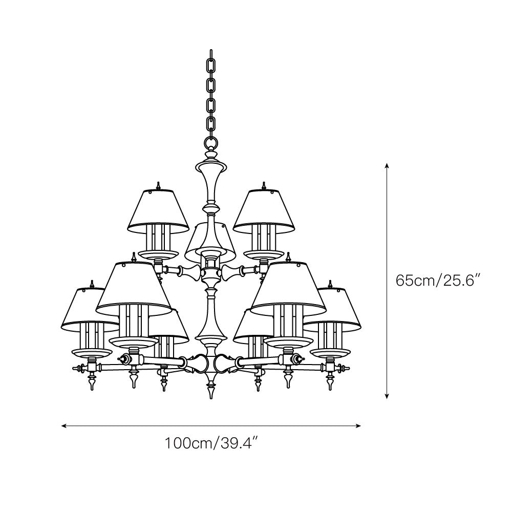 Comarion Vintage Traditional Chandelier - Letslighting