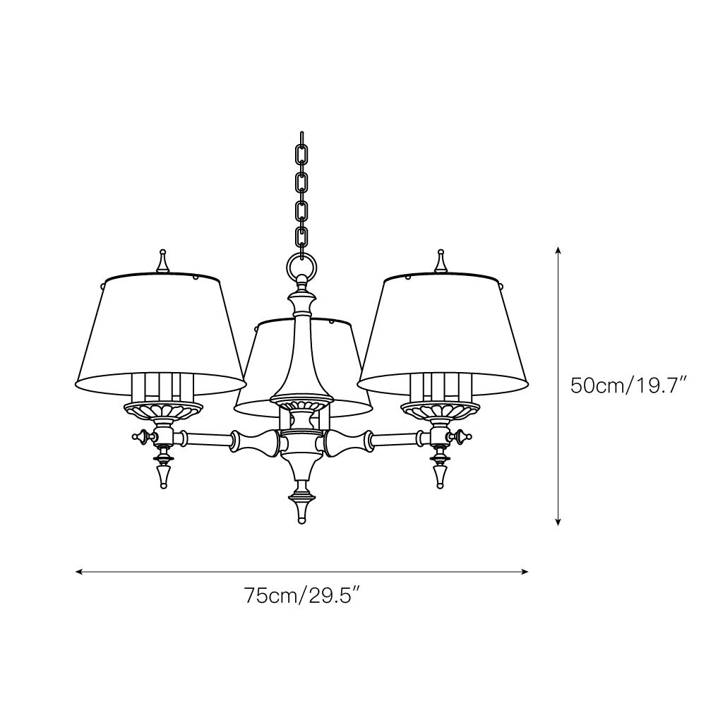 Comarion Vintage Traditional Chandelier - Letslighting