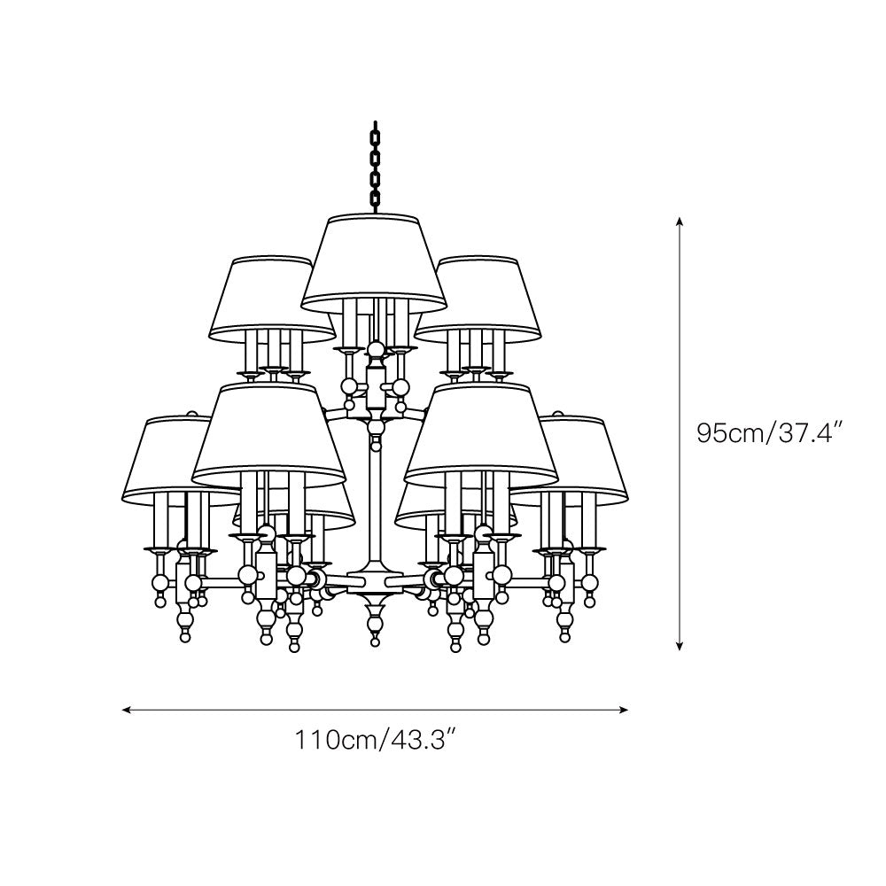Comarion Vintage Traditional Chandelier - Letslighting
