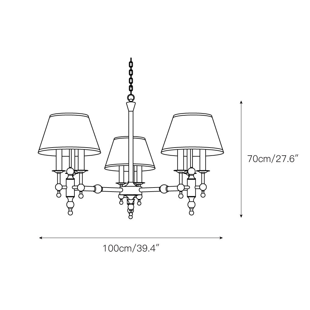 Comarion Vintage Traditional Chandelier - Letslighting