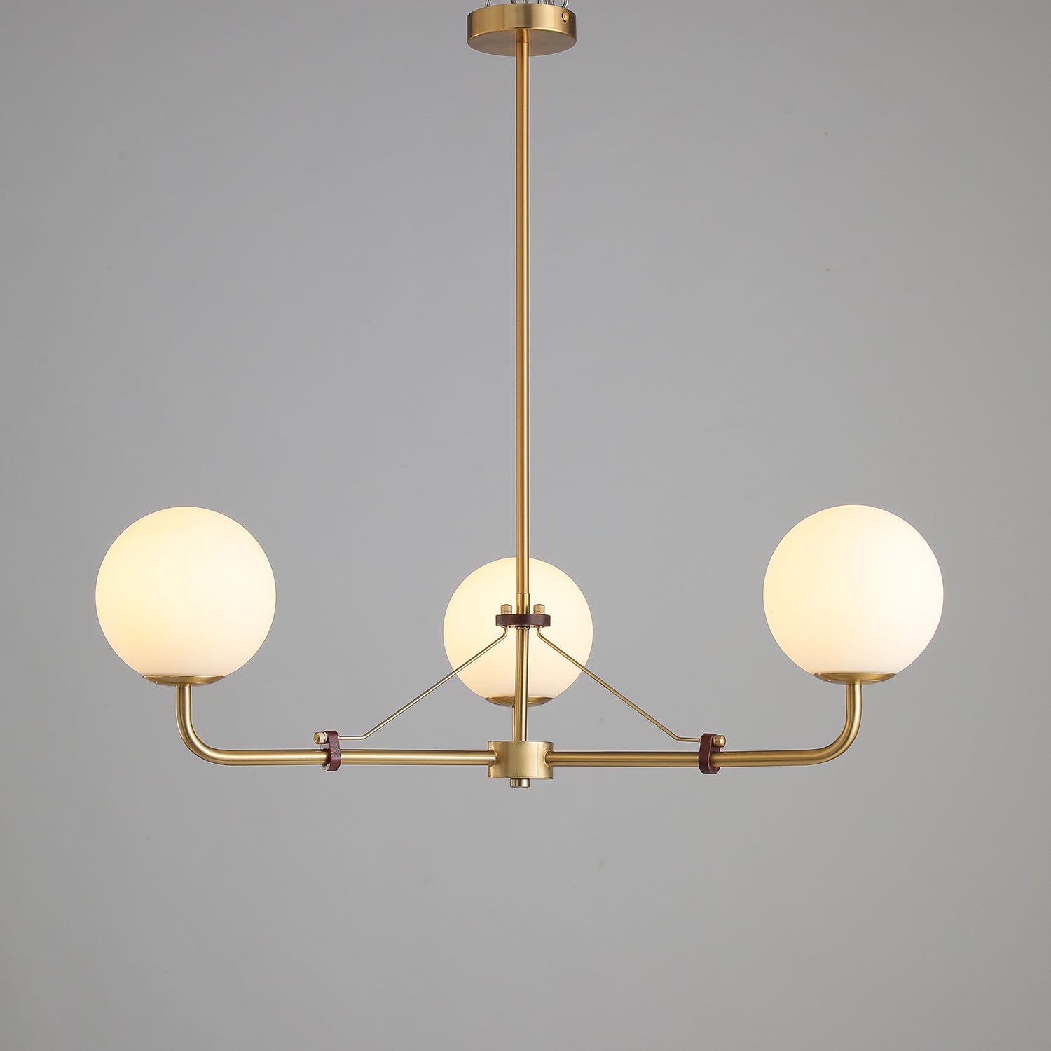Lustra Chandelier Brass Globe Savanna Elegant - Letslighting