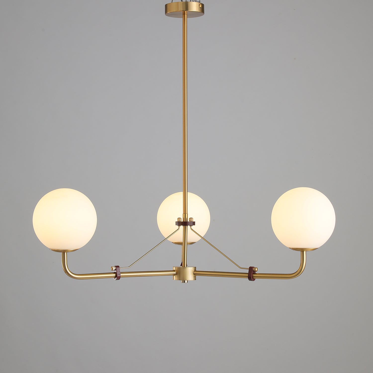 Lustra Chandelier Brass Globe Savanna Elegant - Letslighting