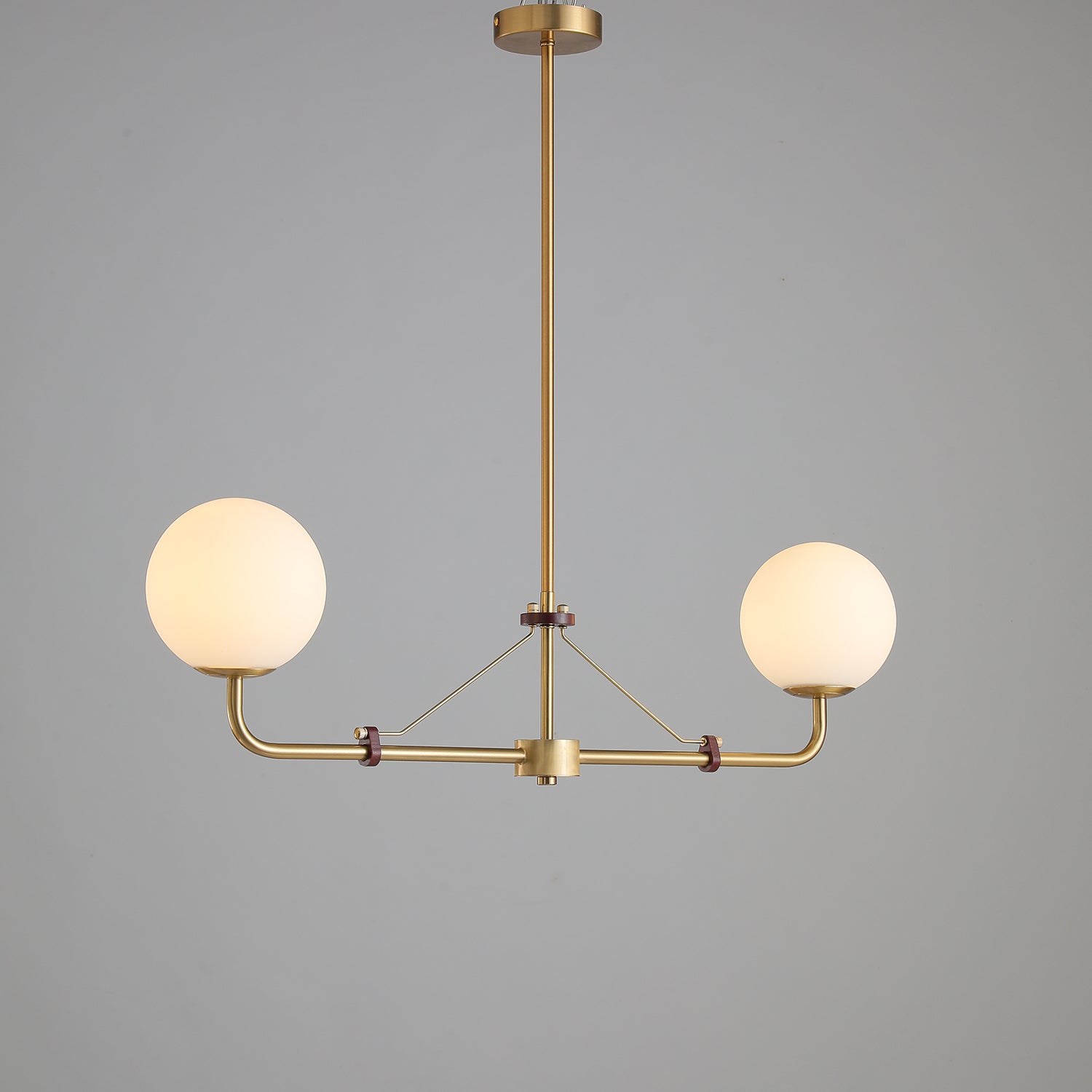 Lustra Chandelier Brass Globe Savanna Elegant - Letslighting