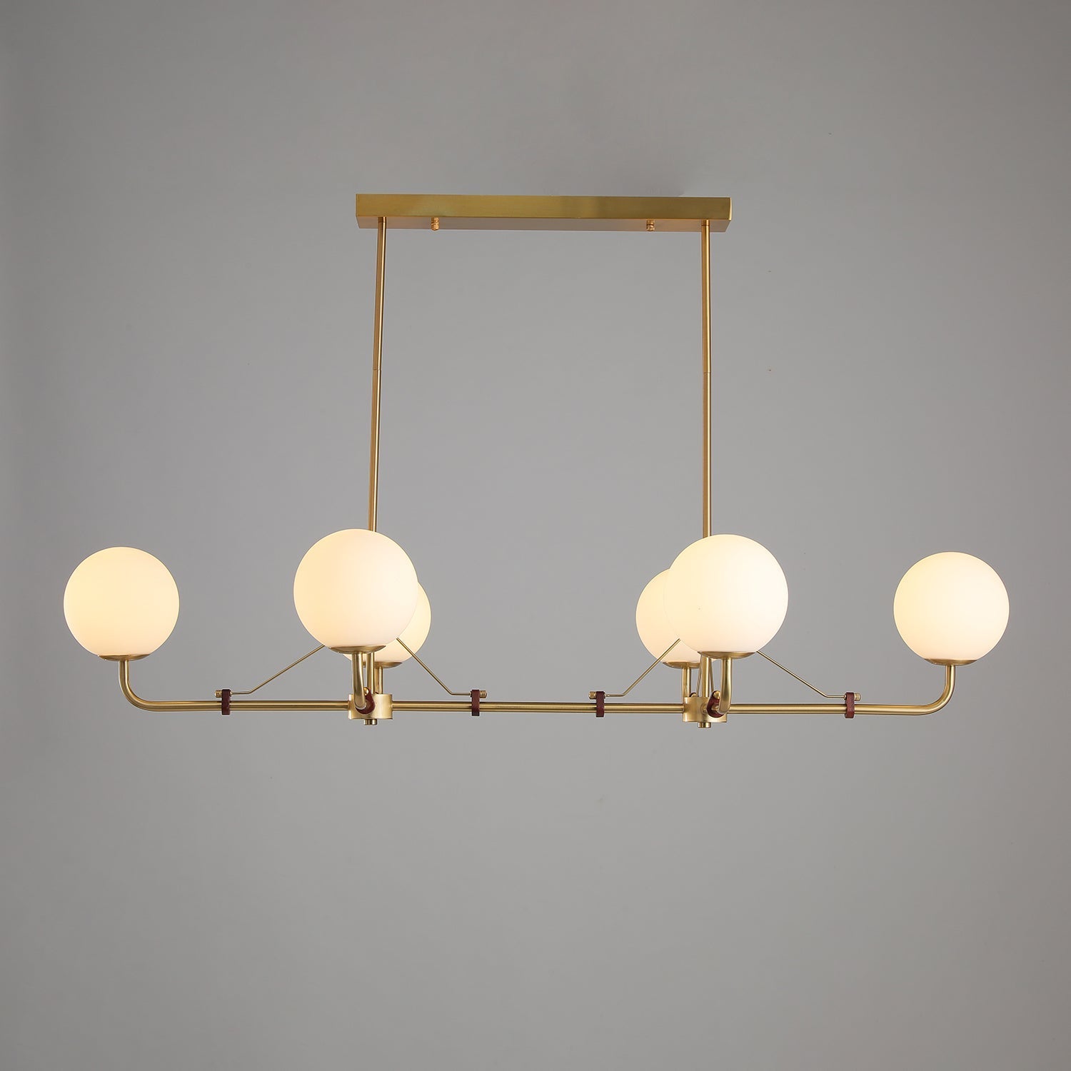 Lustra Chandelier Brass Globe Savanna Elegant - Letslighting