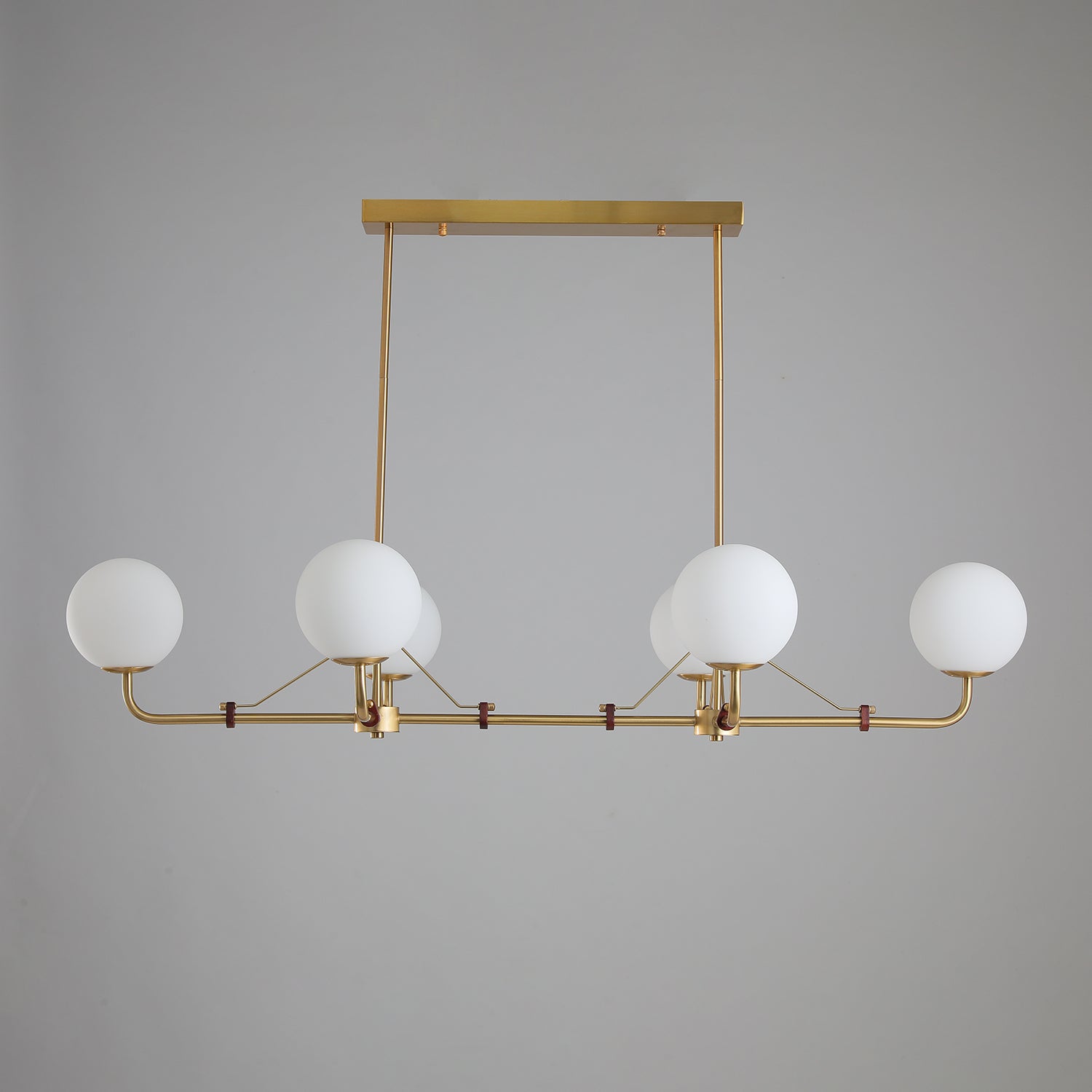 Lustra Chandelier Brass Globe Savanna Elegant - Letslighting